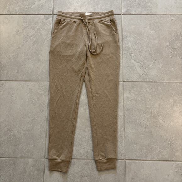 Buff Bunny Joggers Womens Small Brown Tapered Drawstring Mid Rise 27” In - Picture 2 of 8